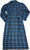 Norty Men's Soft Brushed Cotton Flannel Shawl Collar Bathrobe - 8 Prints, 40812
