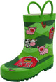 Norty New Toddlers / Little / Big Kids Boys Girls Waterproof Rubber Rain Boots, 40739
