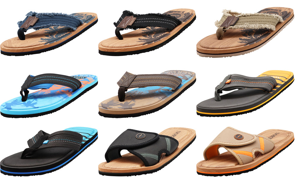 Buy Wholesale China Men Palm Tree Beach Slipper Flip Flops Sandals