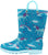 Norty Little Big Kids Boys Girls Waterproof PVC Light Up Rain Boots, 41279