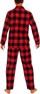 Norty Big Mens Cotton Yarn Flannel Pajama Lounge Sleep Sets - 3XL to 5XL, 41338
