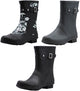 New Norty Women Low Mid Calf Rain Boots Rubber Snow Rainboot Shoe Bootie, 41547
