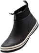 NORTY Rubber Waterproof 6 inch Ankle Rain Boot Shoes for Men, 41551