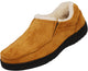 Norty Men's Faux Suede Twin Gore & Clog Slipper with Indoor Outdoor Sole, 42072
