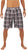 Norty Mens Swim Trunks - Watershort Swimsuit - Cargo Pockets - Drawstring Waist - Order 1 Size Larger